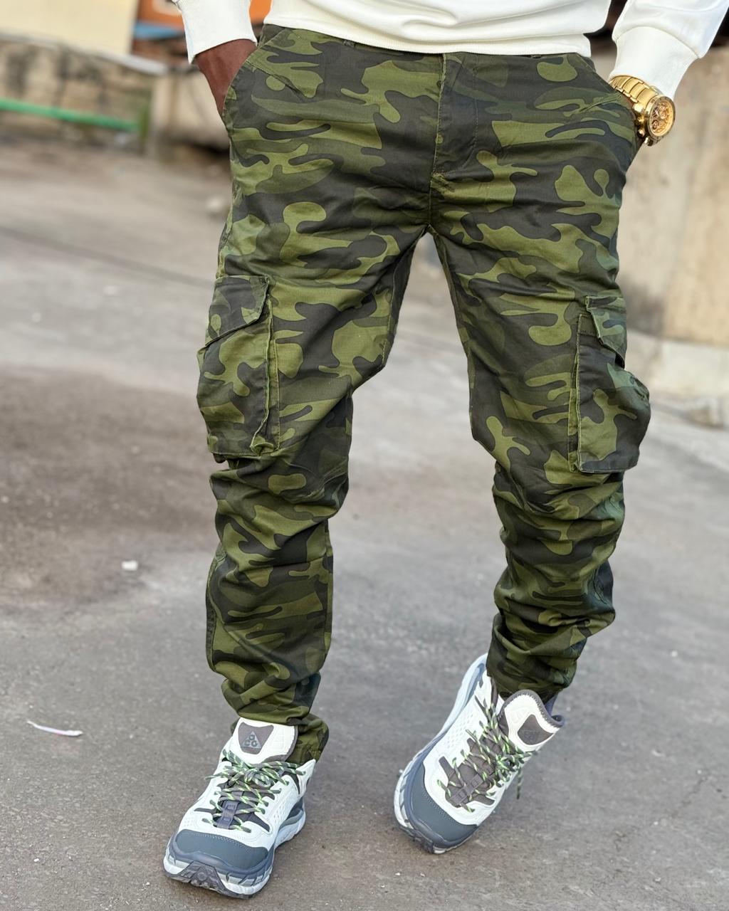 MEN COMBAT SIDE POCKET TROUSER
