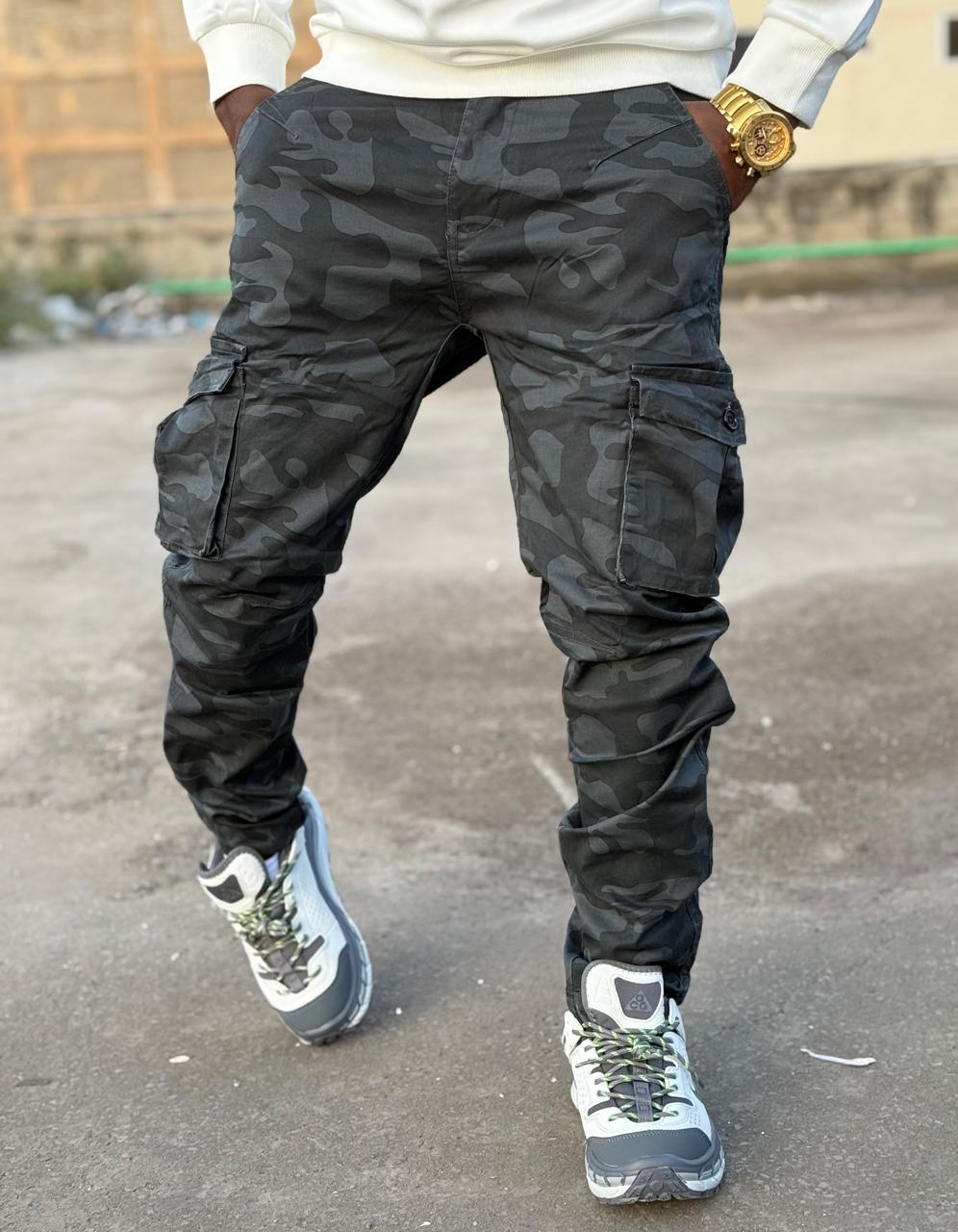 MEN COMBAT SIDE POCKET TROUSER