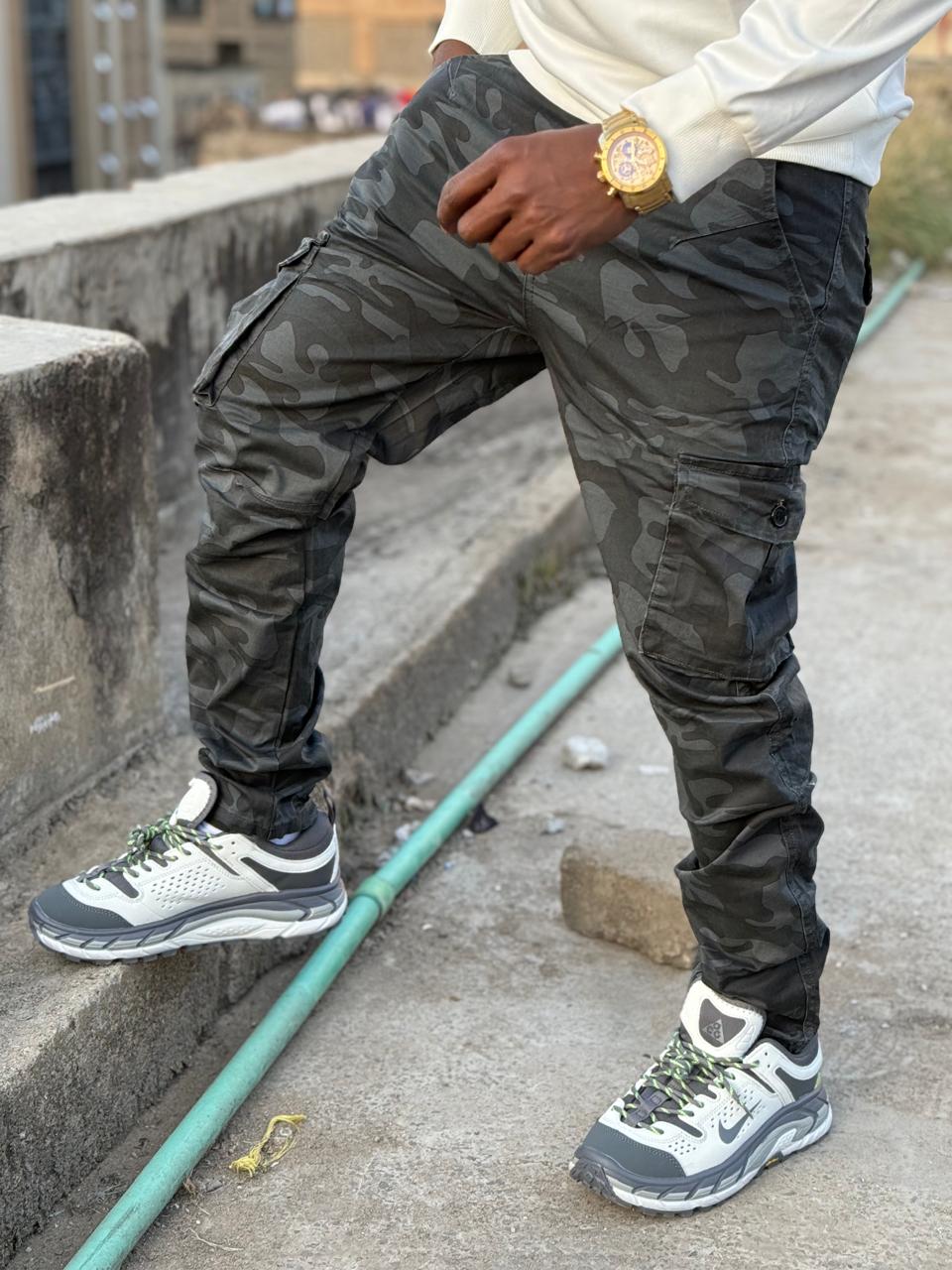 MEN COMBAT SIDE POCKET TROUSER