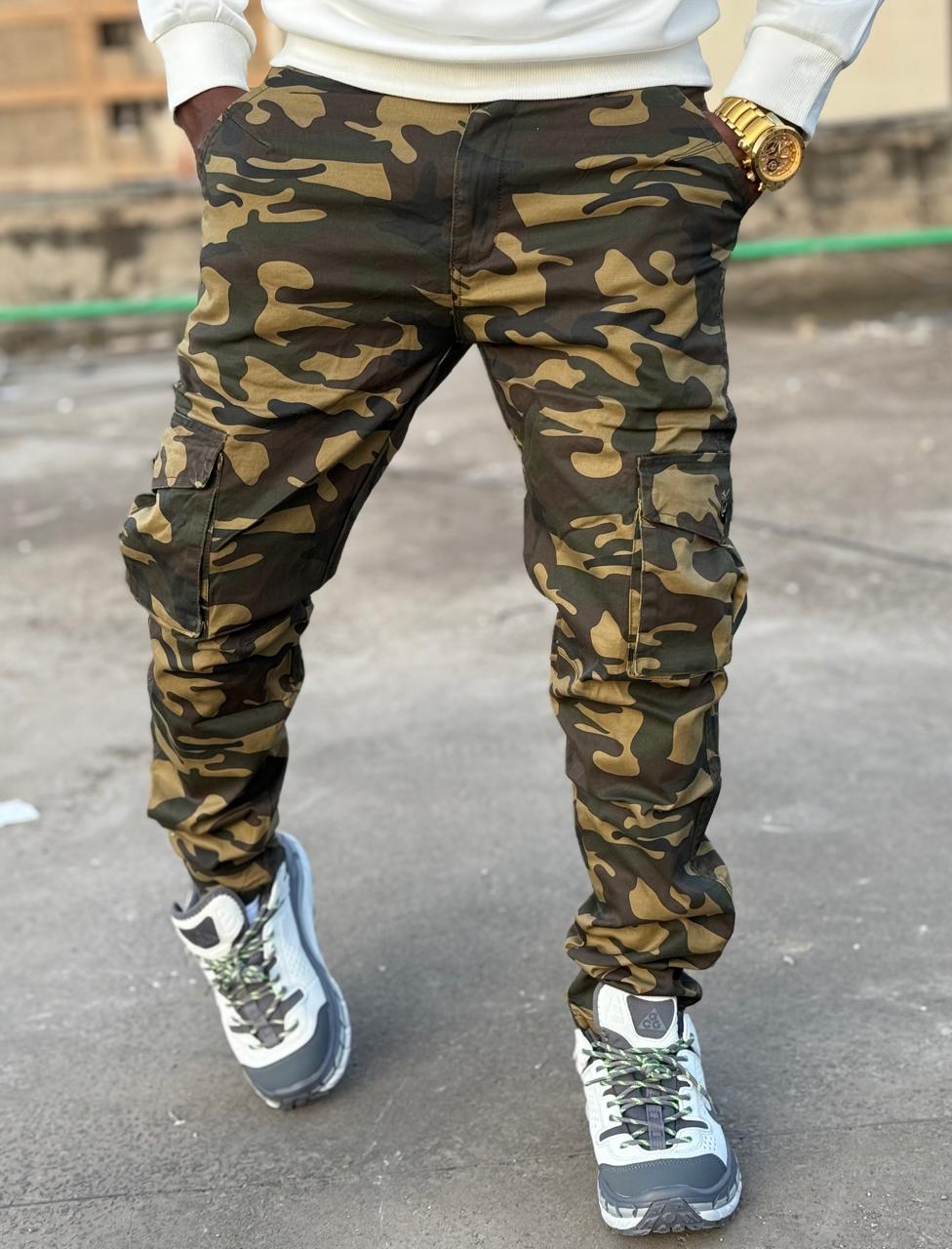 MEN COMBAT SIDE POCKET TROUSER