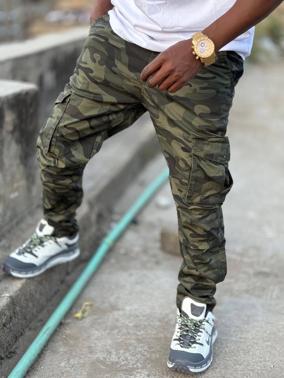 MEN COMBAT SIDE POCKET TROUSER