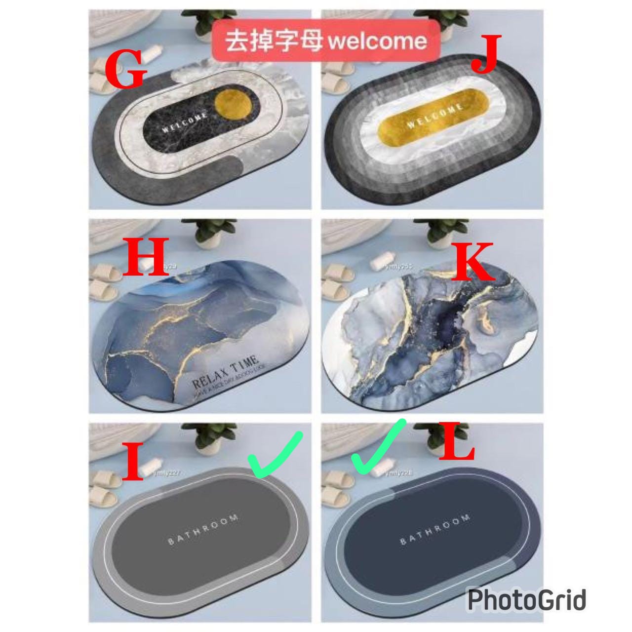 Antislip absorbent mat, Highly Absorbent Microfiber Door Mat and Pet Rug Non Slip Thick Washable Area and Bath Mat Soft Chenille for Kitchen Bathroom Bedroom Indoor and Outdoor