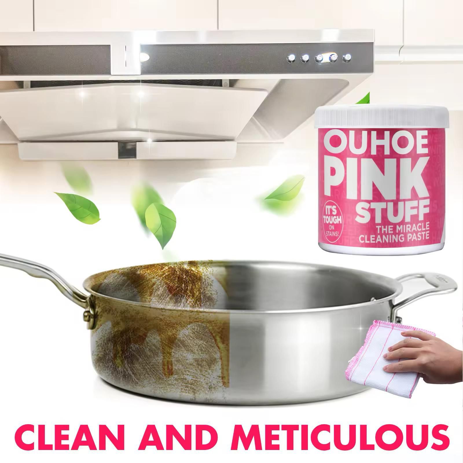 The Star Drops Pink Stuff Powerful The Miracle Wash Up cream-100g-Leaves your dishes and surfaces sparkling clean