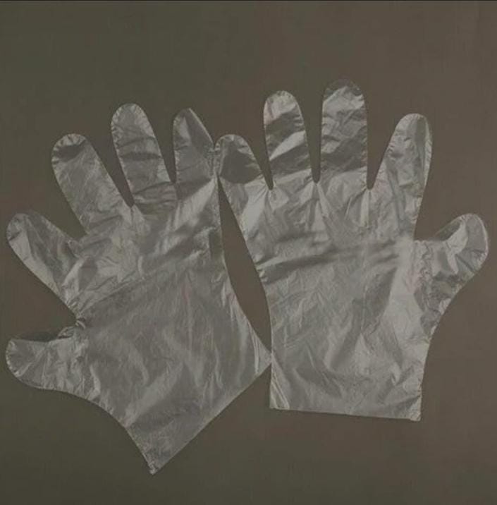 100 pcs and 200 pcs safe  hands protective multipurpose disposable gloves ☑️ Material: polythene ☑️pack has 100pcs ☑️ suitable for cooking,cleaning and food handling