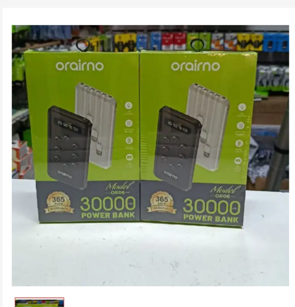 Oraimo Power Bank PowerBox 300 Lit 30000mAh 15W - LED Torch
