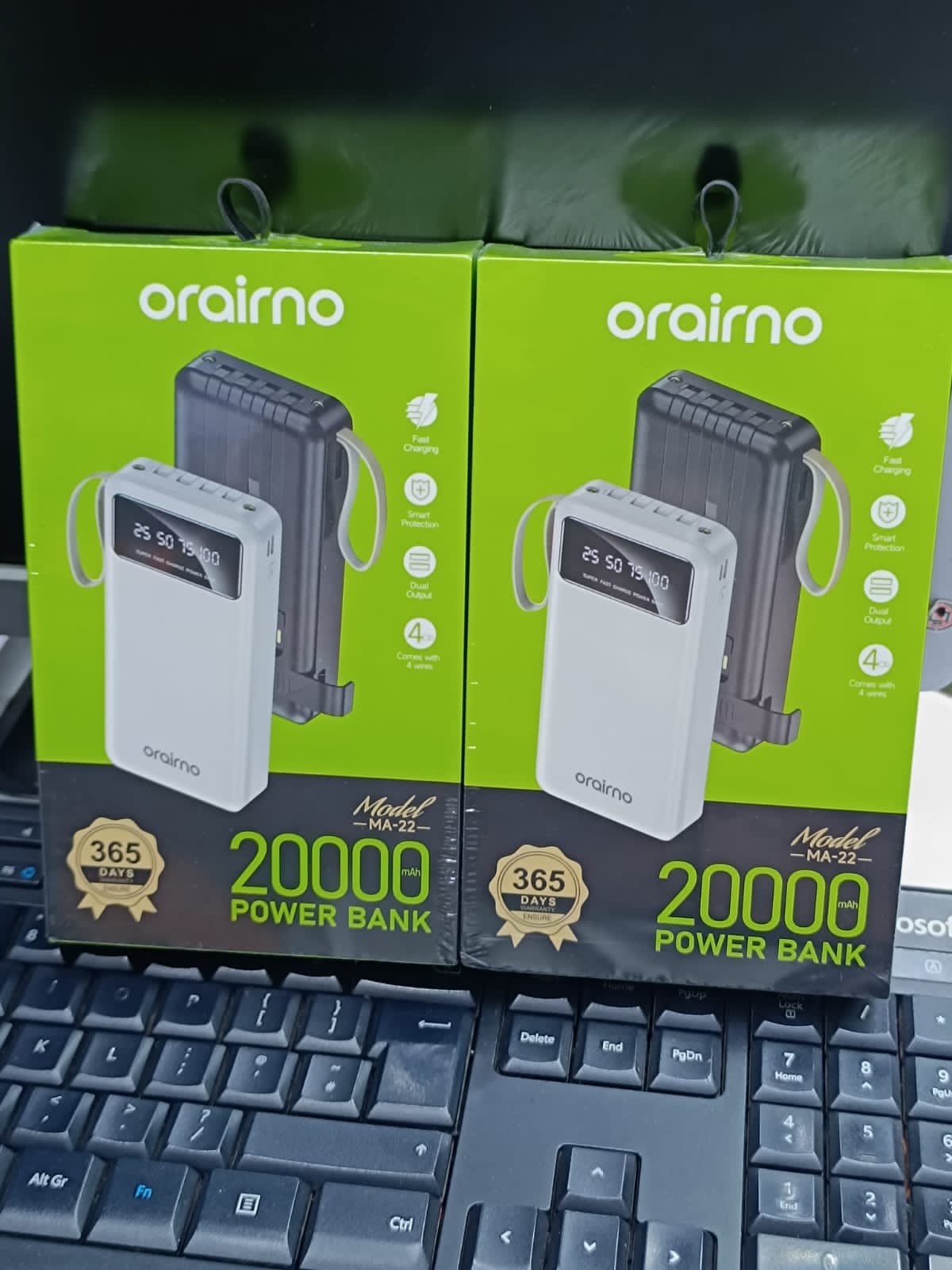 20000mah power bank Q21 20000mAh 22.5W Power Bank QC3.0 & PD3.0 Compatible Smart Digital Display PowerBanks