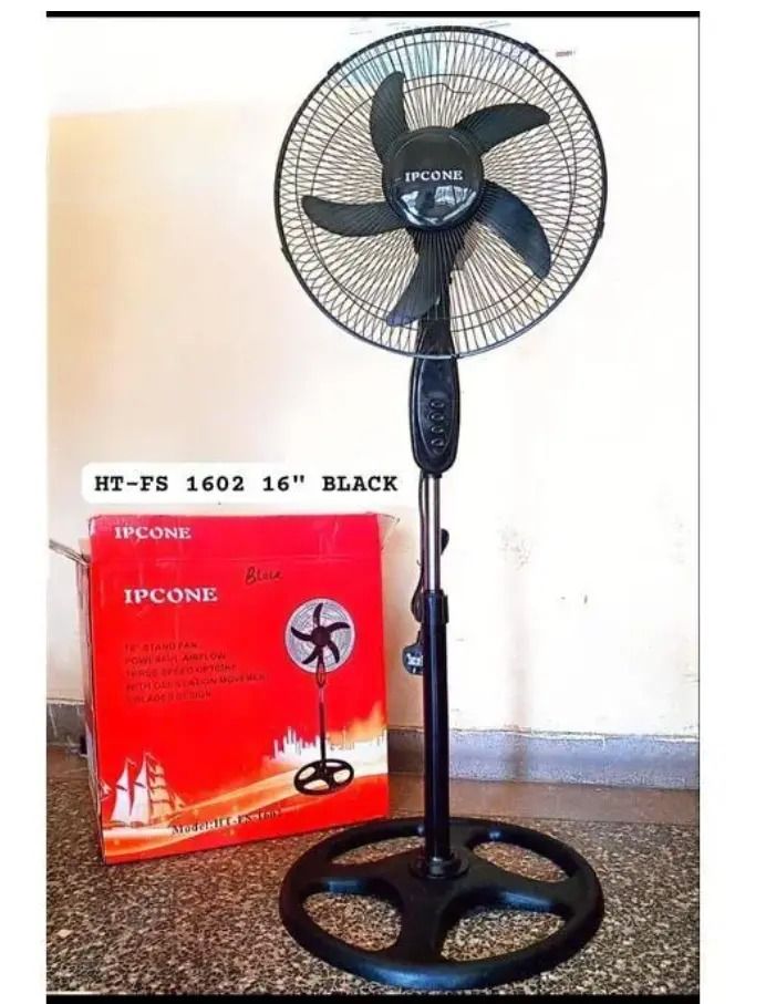 IPCONE Fan 16 Inch Floor Standing Fan - Height,Tilting Angle Adjustment