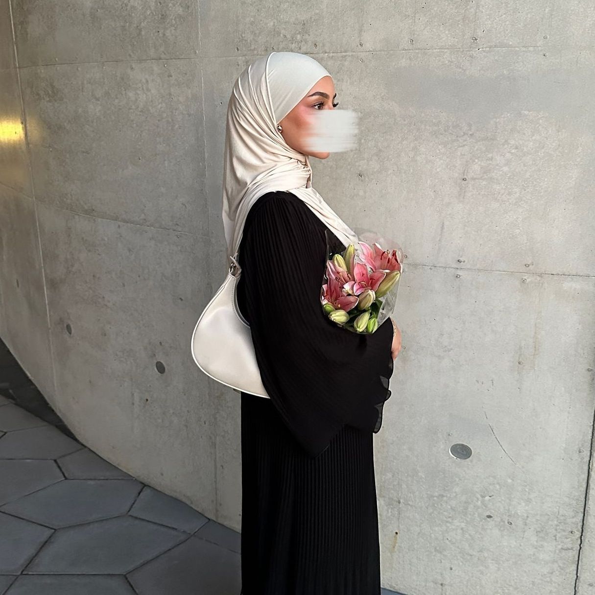 New product selection MQ155 Muslim Dubai pullover robe chiffon pleated dress Amazon Middle East solid color cross-border women's clothing