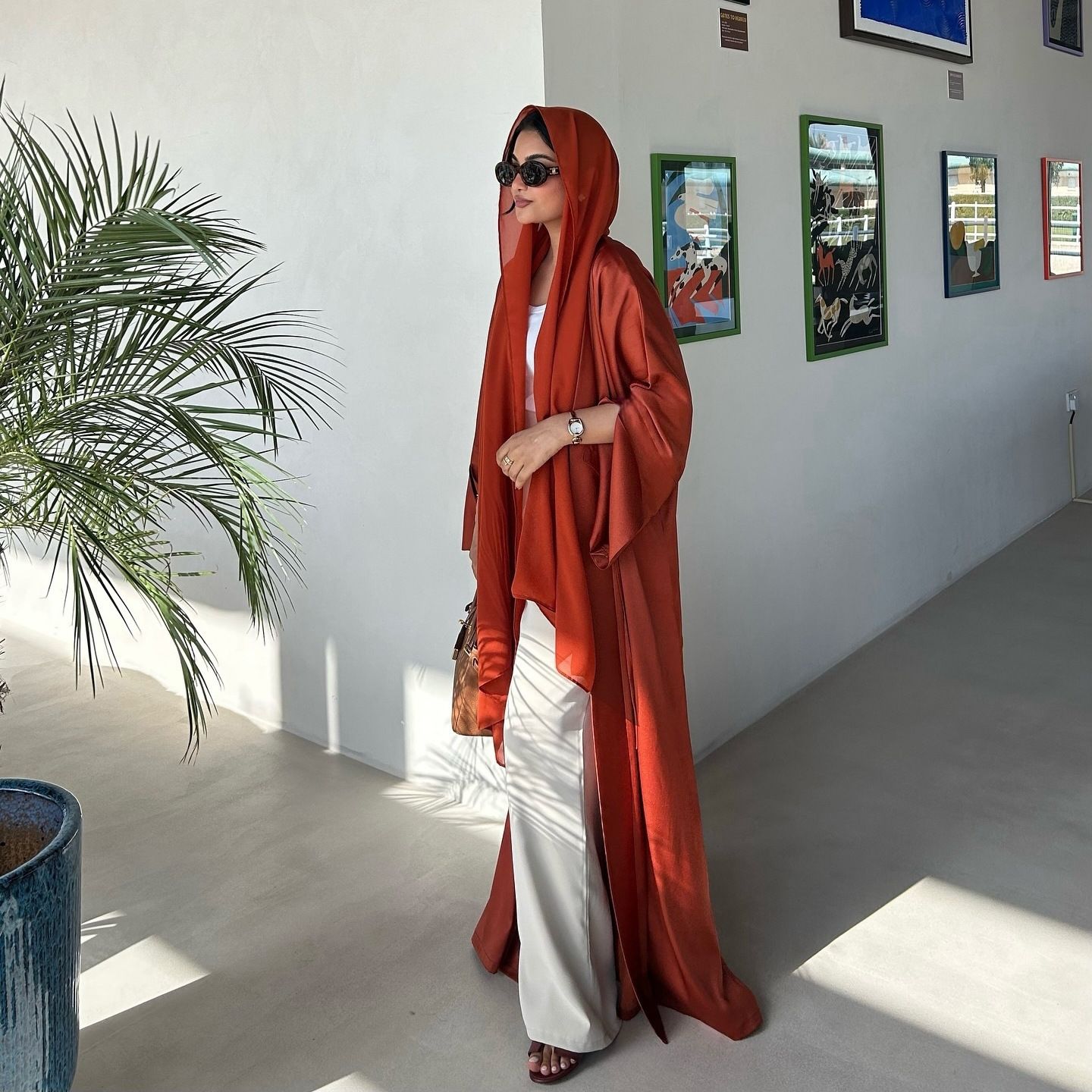 New product selection MQ166modest cross-border solid color Abaya cardigan dress loose robe in stock Middle East Dubai Muslim