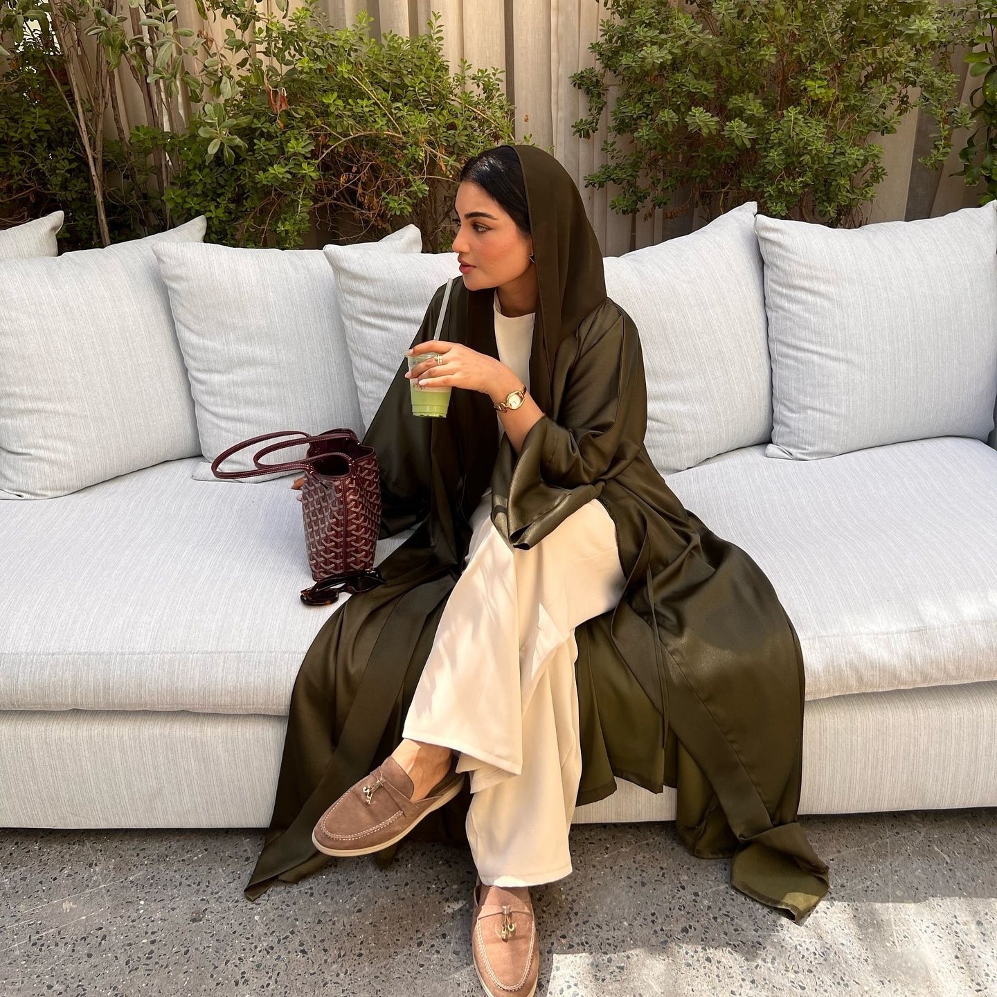 New product selection MQ166modest cross-border solid color Abaya cardigan dress loose robe in stock Middle East Dubai Muslim