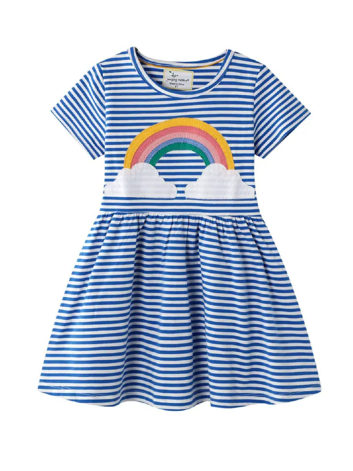 New Product Selection 2025 New Girls' Dress Summer Dress European and American Cartoon Cotton Little Girls' Elegant Skirt Children's Princess Skirt