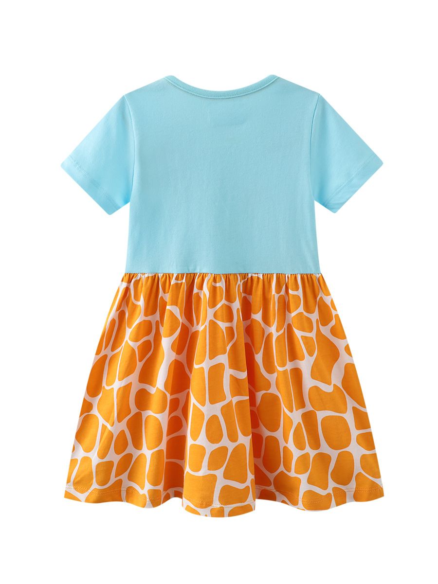 New Product Selection: European and American Girls' Skirts and Shirts 2025 Summer New Short sleeved Dresses for Babies, Elegant Princess Dresses