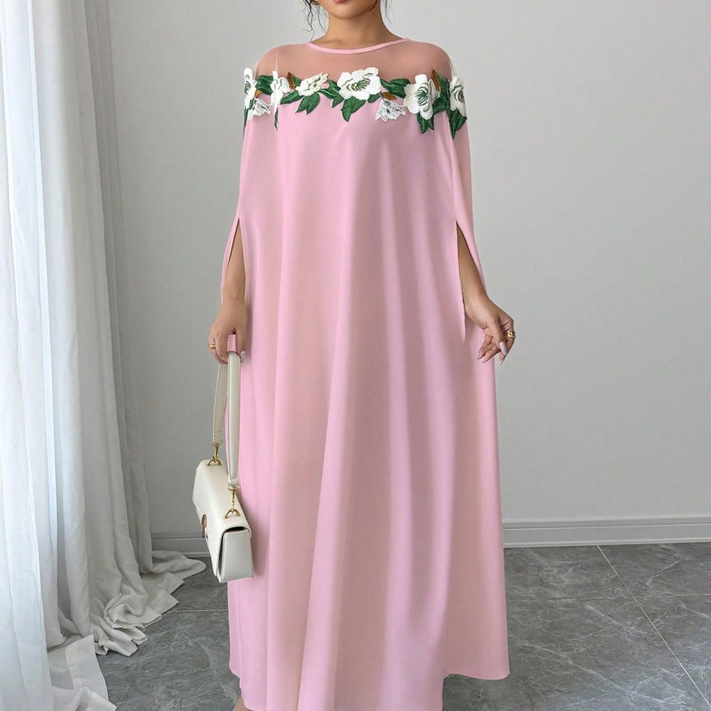 New Product Selection: Cross border Women's Clothing from Europe and America, 2026 Summer Collection, Unique and Unique Design, Flower Dress, Women's French Sweet Commuter