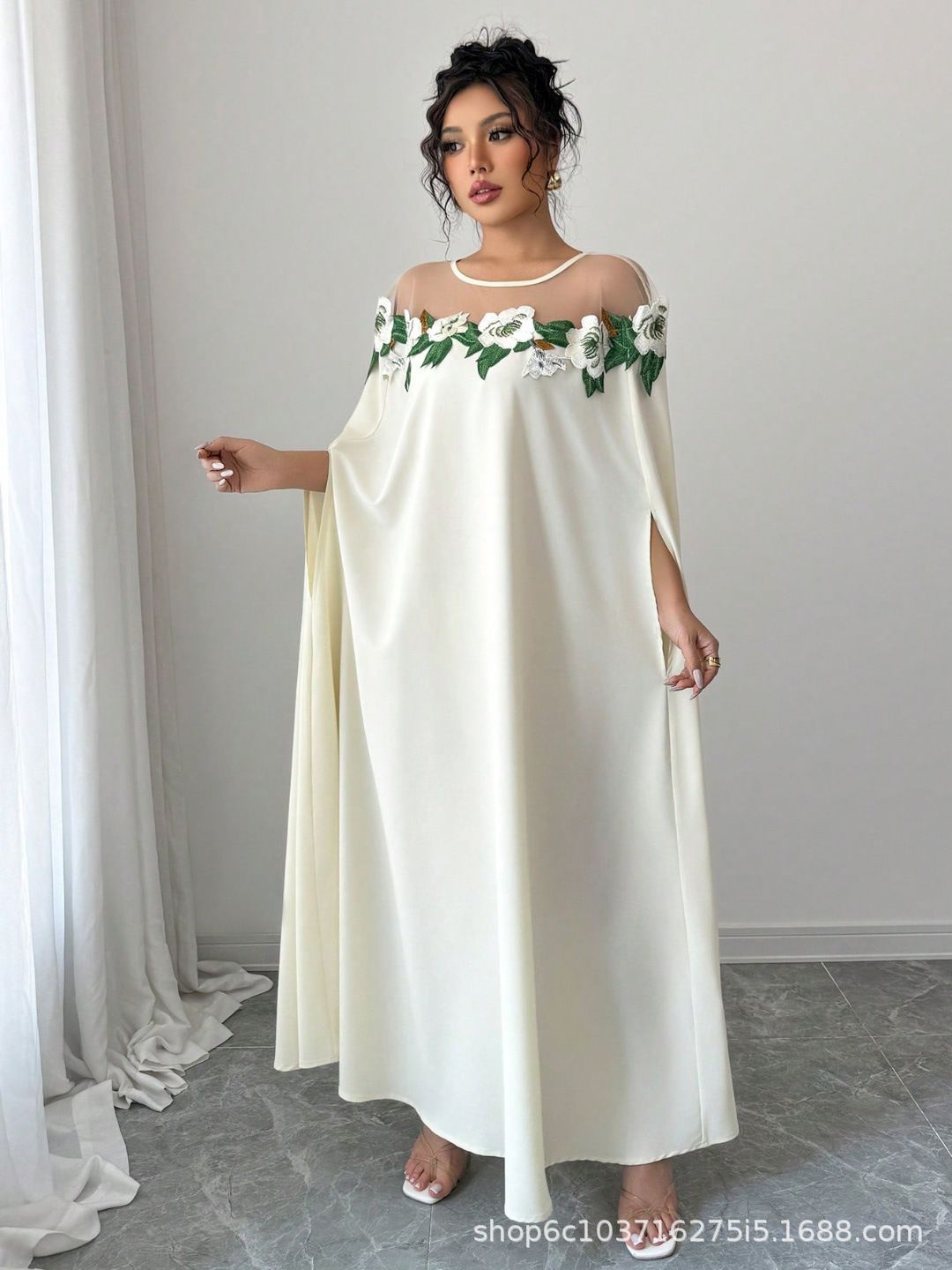 New Product Selection: Cross border Women's Clothing from Europe and America, 2026 Summer Collection, Unique and Unique Design, Flower Dress, Women's French Sweet Commuter