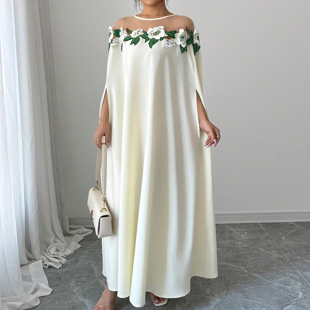 New Product Selection: Cross border Women's Clothing from Europe and America, 2026 Summer Collection, Unique and Unique Design, Flower Dress, Women's French Sweet Commuter