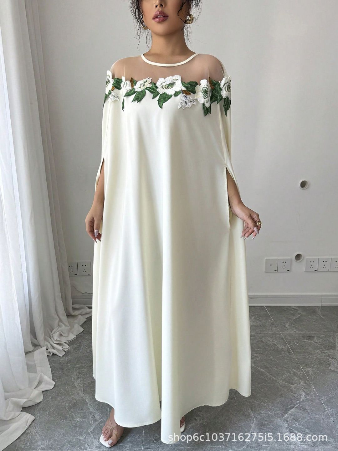 New Product Selection: Cross border Women's Clothing from Europe and America, 2026 Summer Collection, Unique and Unique Design, Flower Dress, Women's French Sweet Commuter