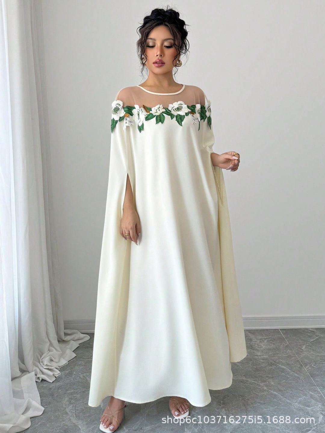 New Product Selection: Cross border Women's Clothing from Europe and America, 2026 Summer Collection, Unique and Unique Design, Flower Dress, Women's French Sweet Commuter