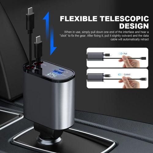 Car charger 4 in 1 super fast car phone charger