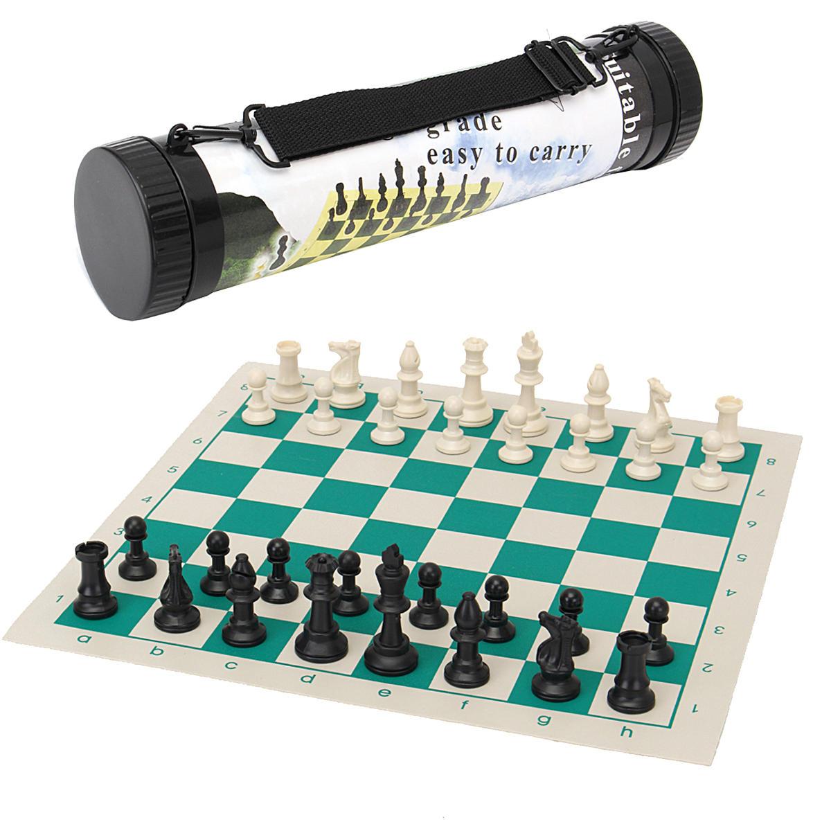 Portable Tournament Chess Board Game Mat+FREE Carrier Bag