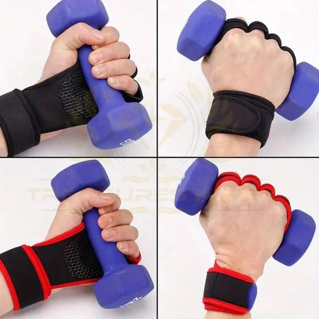 Ventilated Weight Lifting Workout Gloves With Wrist Wraps open gym gloves best design