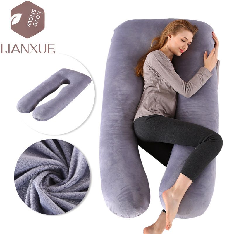 Pregnancy Pillows for Sleeping U-Shape Full Body Pillow and Maternity Support