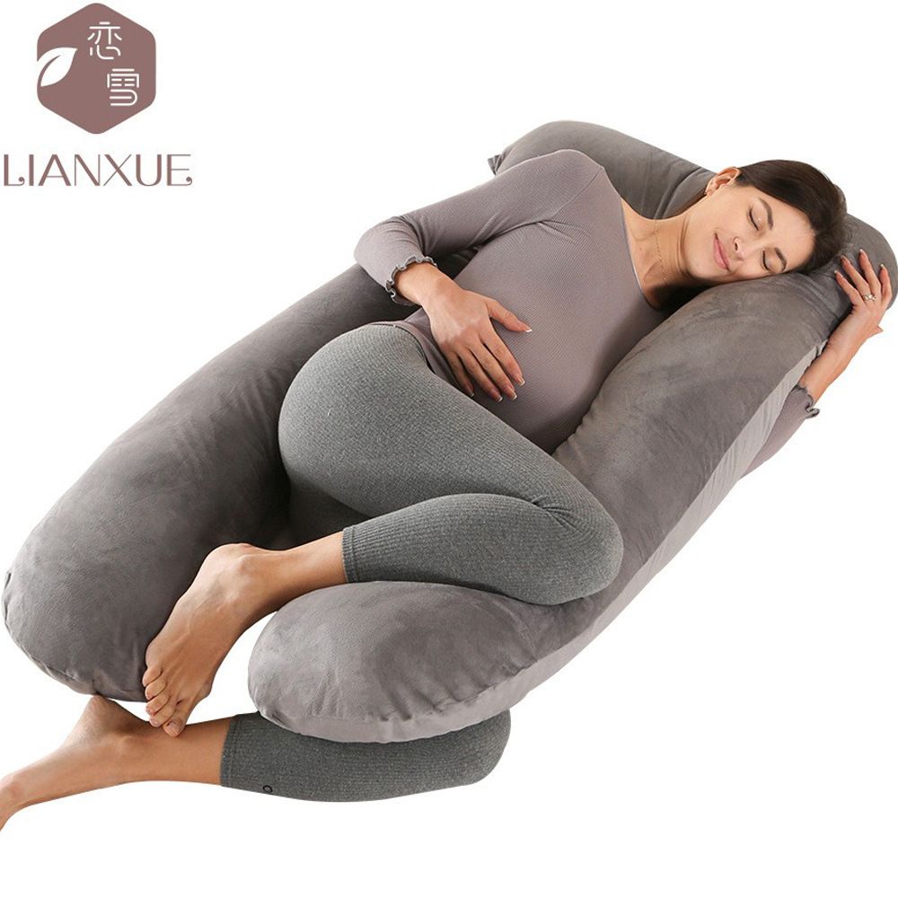 Pregnancy Pillows for Sleeping U-Shape Full Body Pillow and Maternity Support
