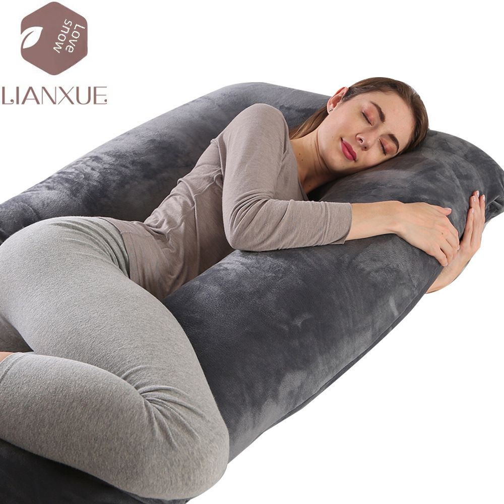 Pregnancy Pillows for Sleeping U-Shape Full Body Pillow and Maternity Support