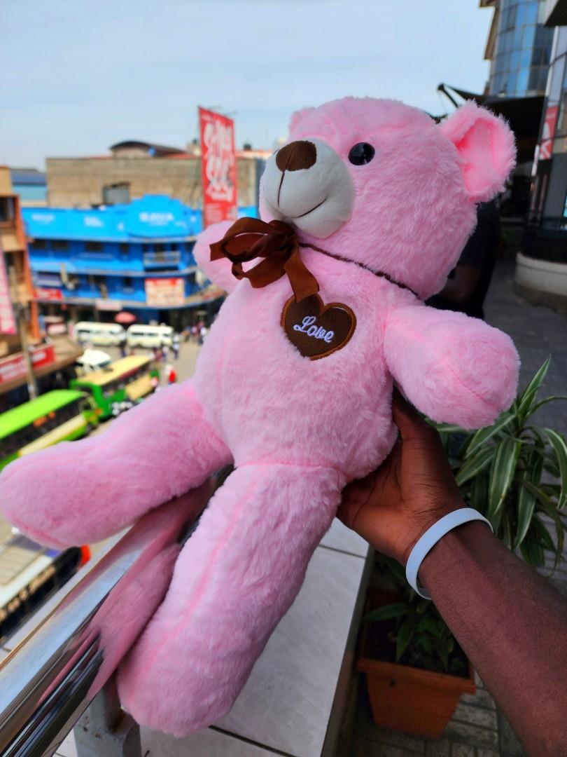 New teddy bear (love). Attractive colours and has a soft feel making it very comfy .50cm,elegant teddy bear Cute valentine's gift birthday gift for bae or loved one teddy bear Orange