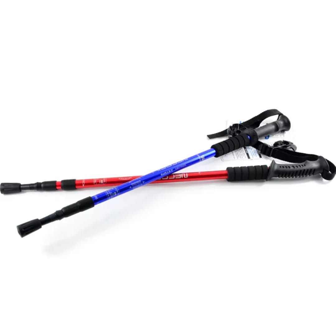Anti Shock Trekking Pole Ultralight Walking Sticks Adjustable Hiking Canes Telescopic Crutch for Nordic walking sticks