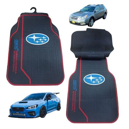 Subaru universal rubber Heavy Duty Branded Seater Car Floor Mats subaru Heavy Duty Rubber Car Floor Mats 5 pieces set Subaru Branded Floor Mats