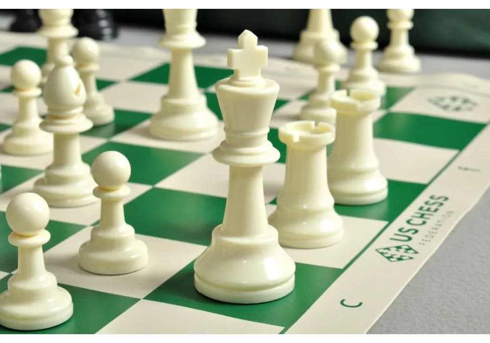 Portable Tournament Chess Board Game Mat+FREE Carrier Bag