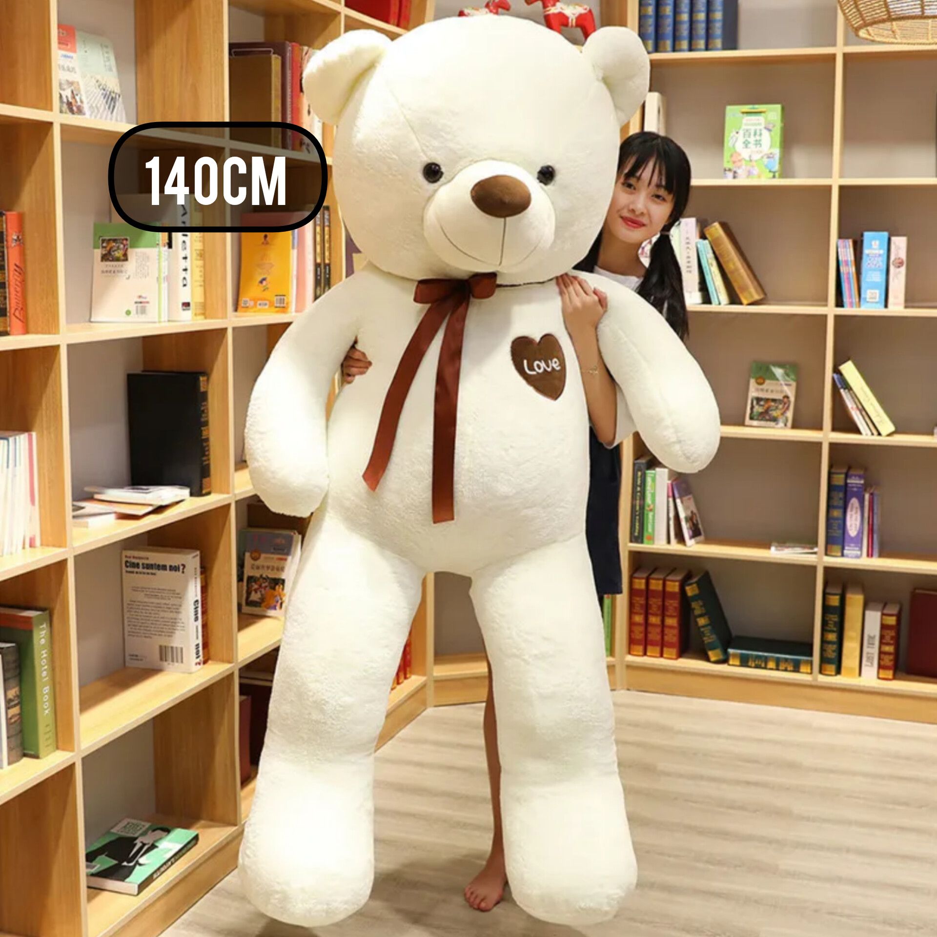 Enormous Giant Teddy Bear Humongous Soft Fur Teddy Bears size 140cm