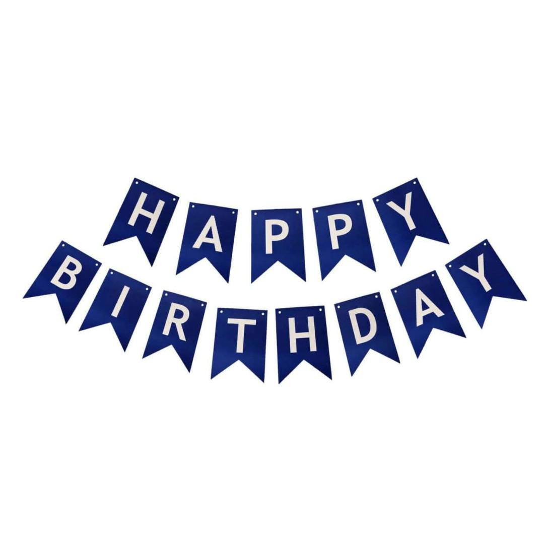 Limited time offer set of Birthday boy decorational set balloons 100pcs(white and blue), balloon pump ,ribbon ,glue dot(for sticking balloons on wall/ceiling) and birthday banner