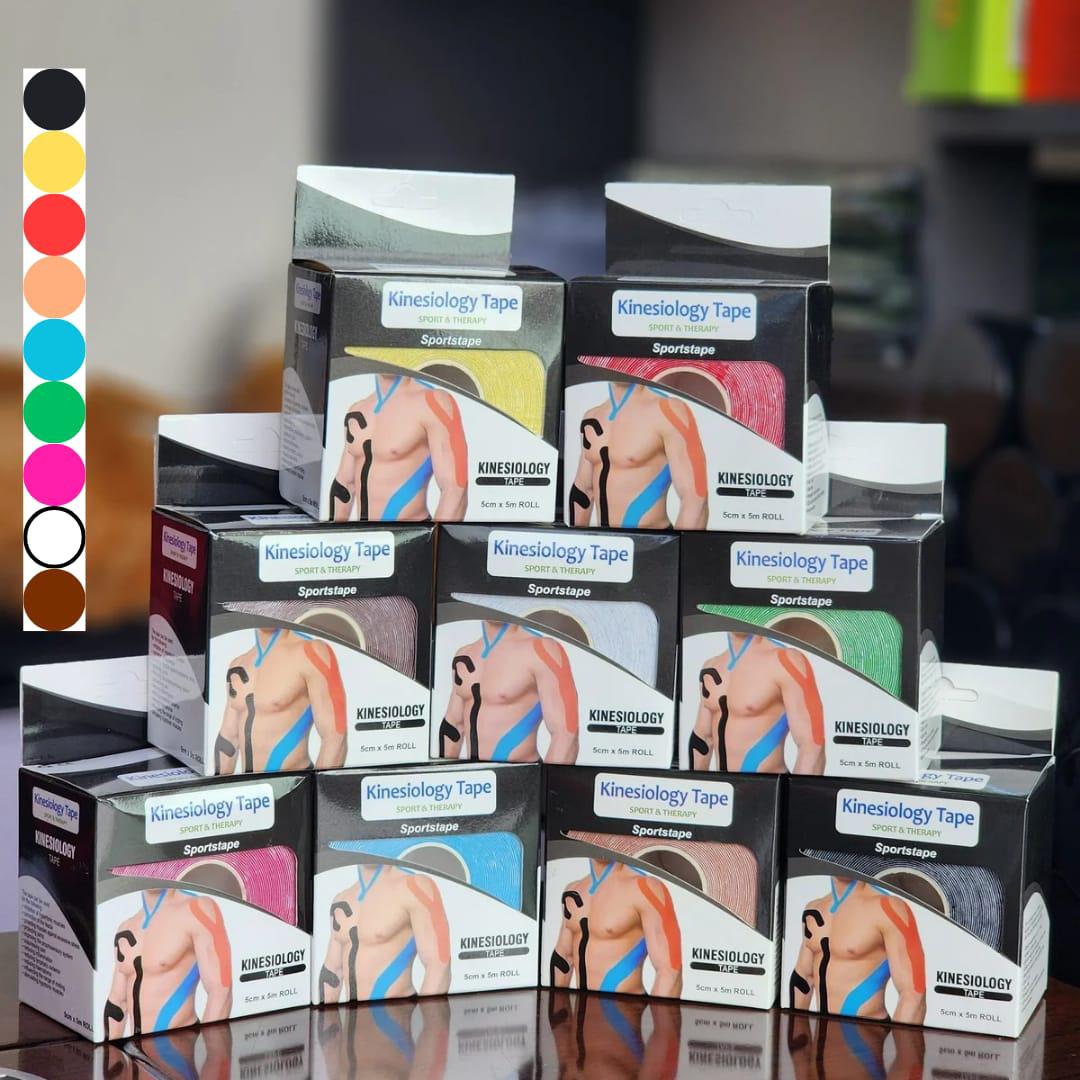 kinesiology Tape Kinesiology Tape Round Breathable Therapeutic Sports Athletic Elastic Muscle Support Tape K-tape Self Adhesive Therapy Tape