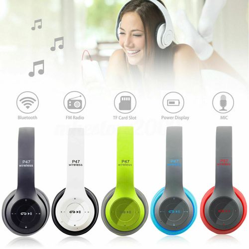 P47 Wireless Headphones Bluetooth Headset With TF Micro for IOS/Android