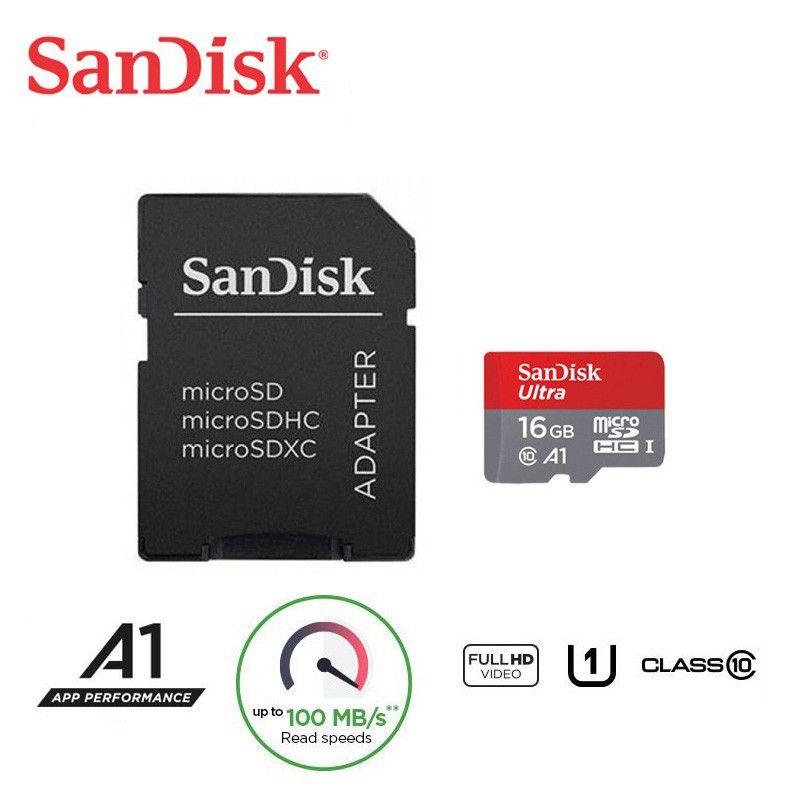 Sandis k ULTRA Memory Card MicroSD Card 128GB 64GB 32GB 16GB 8GB 4GB 2GB C10 A1 FHD UK With Adapter