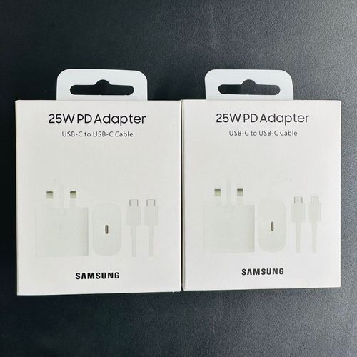 Samsung 25 Watts Fast Charger Adapter for Galaxy A15,A25,A05S,S23FE With Type C Output
