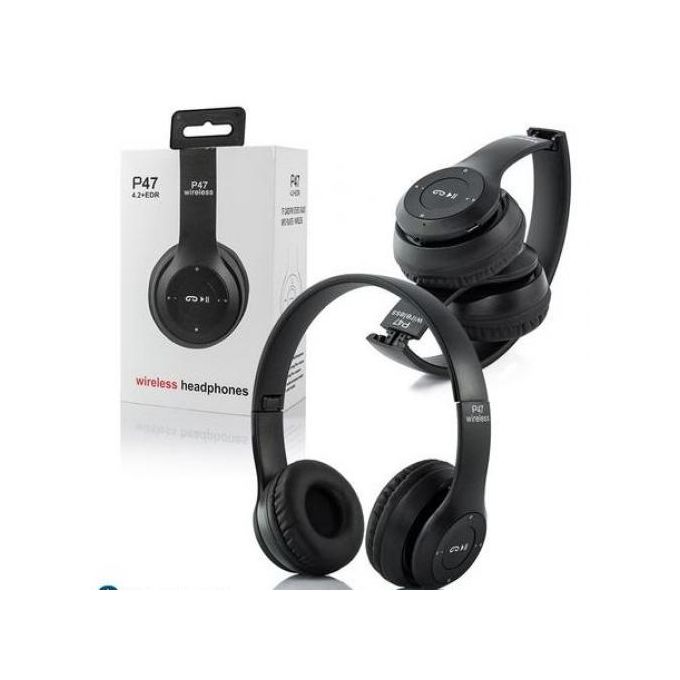 P47 Wireless Stereo Bass Bluetooth Headphone Sports Foldable Headset With TF Micro for IOS/Android
