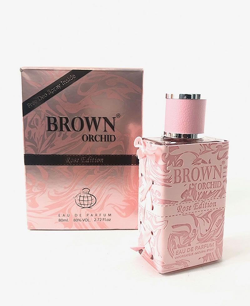 BROWN ORCHID ROSE EDITION 80ML BY FRAGRANCE WORLD
BROWN ORCHID PERFUME FOR MEN BROWN EDP
BROWN ORCHID GOLD EDITION 80ML EDP