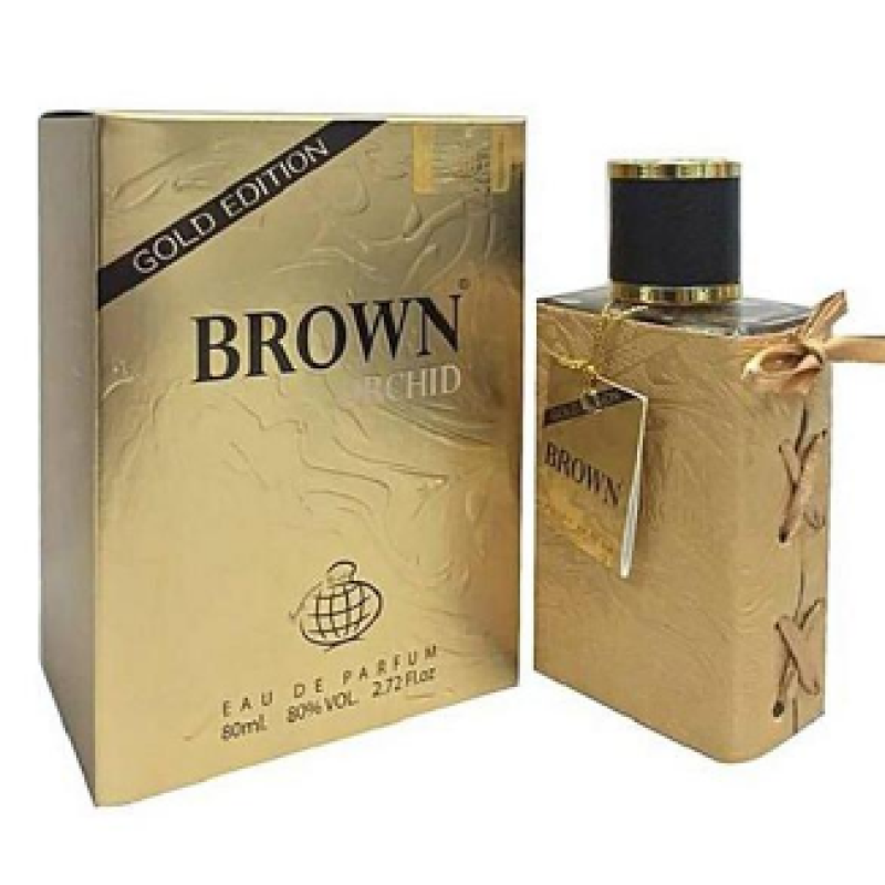 BROWN ORCHID ROSE EDITION 80ML BY FRAGRANCE WORLD
BROWN ORCHID PERFUME FOR MEN BROWN EDP
BROWN ORCHID GOLD EDITION 80ML EDP