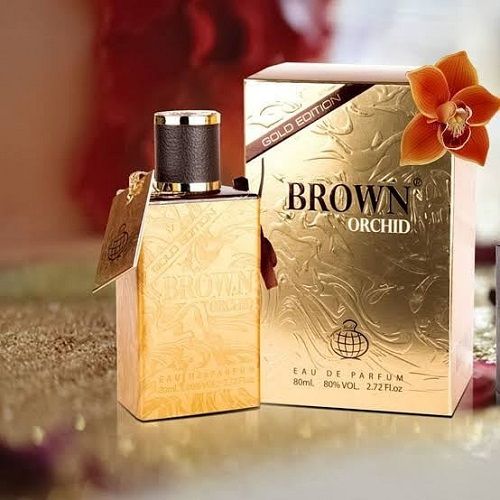 BROWN ORCHID ROSE EDITION 80ML BY FRAGRANCE WORLD
BROWN ORCHID PERFUME FOR MEN BROWN EDP
BROWN ORCHID GOLD EDITION 80ML EDP