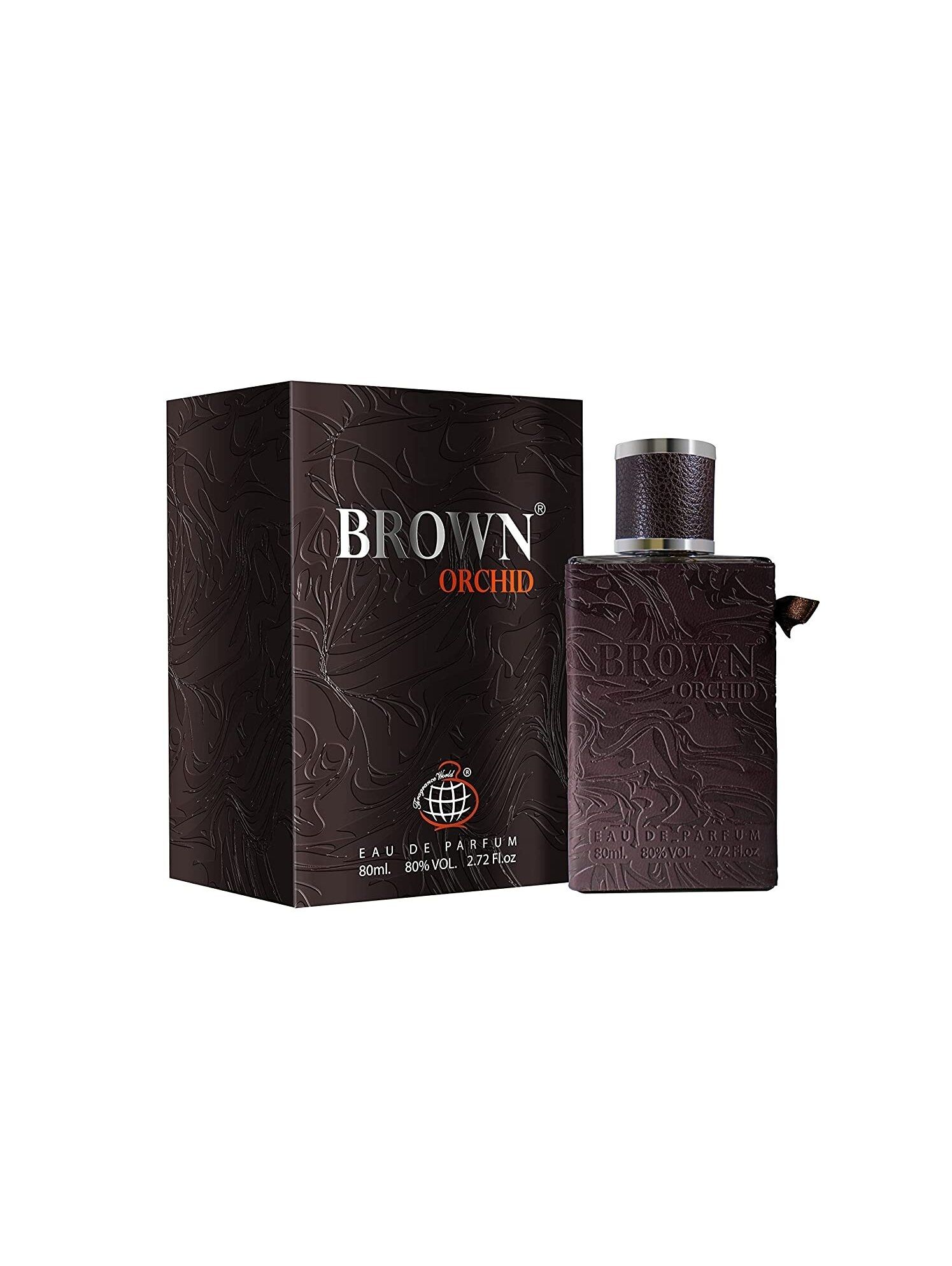 BROWN ORCHID ROSE EDITION 80ML BY FRAGRANCE WORLD
BROWN ORCHID PERFUME FOR MEN BROWN EDP
BROWN ORCHID GOLD EDITION 80ML EDP