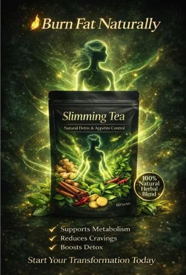 Herbal Slimming Tea with Moringa (30 Sachets) - Natural Detox & Flat tummy