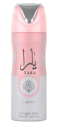 YARA LATTAFA BODY SPRAY YARA SCENTS YARA ARABIC PERFUME 200 ML