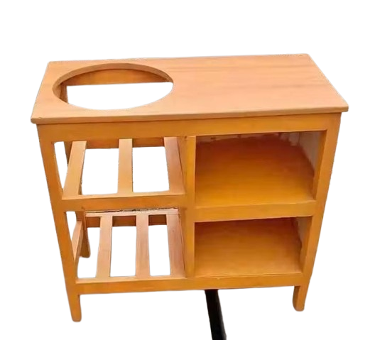 Modern Kitchen table Meko gas kitchen table strong classic kitchen table Wooden Kitchen table with racks suitable for cooking with 6kg Meko gas