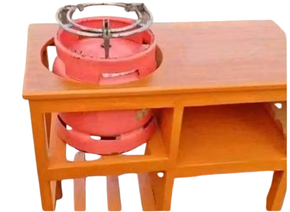 Modern Kitchen table Meko gas kitchen table strong classic kitchen table Wooden Kitchen table with racks suitable for cooking with 6kg Meko gas