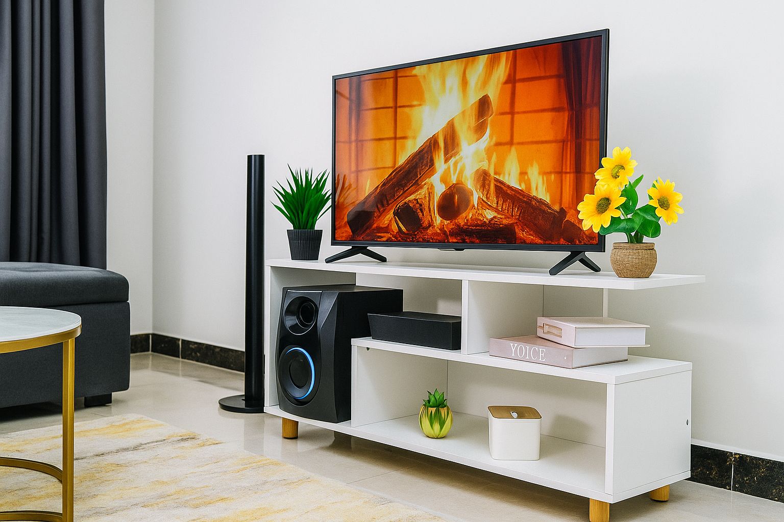 [HOME IMPROVEMENT]Mexico Modern Wooden TV Stand Furniture High Quality Durable Classic Tv Unit