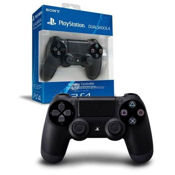 Wireless controller, Sony PS4 Pad Dual Shock 4. The DualShock 4 has new buttons in addition to the same general structure and button configuration as previous DualShock controllers