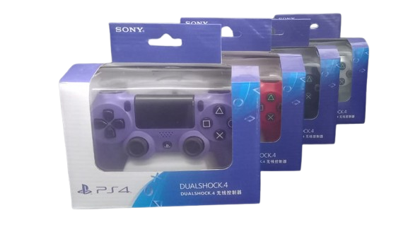 Wireless controller, Sony PS4 Pad Dual Shock 4. The DualShock 4 has new buttons in addition to the same general structure and button configuration as previous DualShock controllers