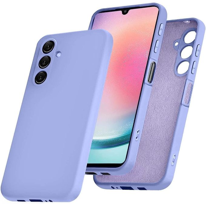 Samsung GALAXY A24 Protective Silicone Back Case/cover-Black